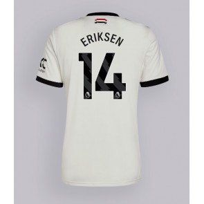 Billiga Manchester United Christian Eriksen #14 Tredjeställ 2024-25 Kortärmad